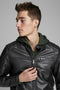 JACK&JONES JJEROCKY JACKET NOOS - Heren Jas - Imitatie leer - Zwart - Maat S