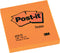 Memoblok post-it 654 76x76mm oranje | 6 stuks