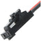 Storage battery suitable for temperature sensor, 1/2 AA lithium battery 3.6V, with cable and plug