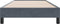 vidaXL - Bedframe - zonder - matras - 80x220 - cm - fluweel - donkergrijs