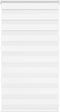 vidaXL - Zebra - Blind - 85x100 - cm - stofbreedte - 80,9 - cm - polyester - wit