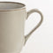 Dutch Rose Organic Mok - Theemok - Koffiemok - Licht Grijs - Stoneware Handgemaakt - 39 cl.