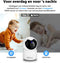 Saaf Beveiligingscamera Binnen - Full HD - Nachtzicht - Wifi - 64GB SD-kaart - Wit