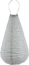 Lumiz Solar Tuinverlichting - Tuinverlichting op zonne energie - Tuinverlichting - Buitenlampjes - Tuinverlichting op zonneenergie - Buitenverlichting - Buitenlamp - Decoratie - Spectare Drop - 28 cm - Zilver