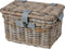 Basil Denton Fietsmand M - Voor - Rotan - Grijs - Medium