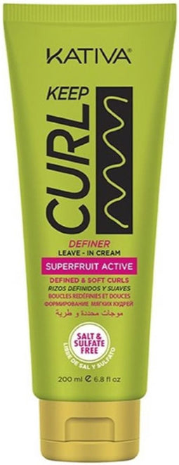 Kruldefiniërende Crème Kativa Keep Curl (200 ml)