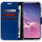 Accezz Hoesje Geschikt voor Samsung Galaxy S10e Hoesje Met Pasjeshouder - Accezz Wallet Softcase Bookcase - Blauw
