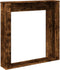 vidaXL - Haardombouw - 100x20x100 - cm - bewerkt - hout - gerookt - eikenkleurig