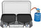 Campingaz Kitchen 2 Grill & Go CV - Camping kooktoestel 2 branders - RVS kookoppervlak - Grijs