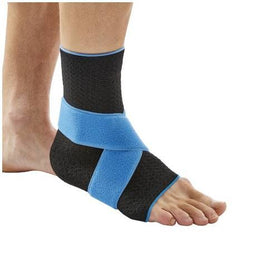 Bota Plus - Enkelbandage met Velcro - Anatomische pasvorm Zwart S -21 cm