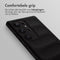 imoshion Hoesje - Geschikt voor Samsung Galaxy S23 Ultra - EasyGrip Backcover - Zwart