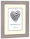 ZEP - Houten fotolijst taupe met passe-partout Regent 2 formaat 20x20 / 30x30 cm - V32302