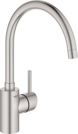 GROHE Concetto - Keukenkraan - Draaibare hoge uitloop - RVS SuperSteel