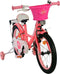 Volare Ashley - Kinderfiets - 16 inch - Handrem en zijwieltjes - Donkerroze