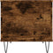 vidaXL - Salontafel - 60x44,5x45 - cm - bewerkt - hout - gerookt - eikenkleurig