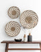Must Living Wandpaneel Whirl Wit - Set van 3