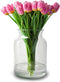 Jodeco Bloemenvaas Nobles - helder transparant - glas - 19 x 25 cm - fles vaas