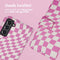 iMoshion Hoesje Geschikt voor Samsung Galaxy S21 FE Hoesje Met Pasjeshouder - iMoshion Design Bookcase smartphone - Roze / Retro Pink