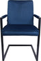 Kick eetkamerstoel JIM - Velvet Donkerblauw