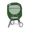 Beschermhoes voor barbecue Altadex Groen