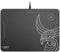 L33T-GAMING Vikings - KVENNAVAGN - Harde Gaming Muismat - RGB verlichting - Maat M (35.5 x 25.5 cm) - Hard surface waterproof muismat - draadloos (Qi 10W) opladen ingebouwd - Zwart