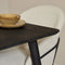 Eettafel Sara 180 cm - Eettafel zwart - Eettafel mangohout - eettafel
