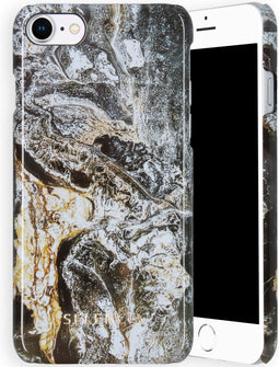 Selencia Hoesje Geschikt voor iPhone SE (2022) / SE (2020) / 8 / 7 / 6s / 6 Hoesje - Selencia Maya Fashion Backcover - zwart
