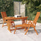 vidaXL - Tuinstoelen - met - voetensteunen - 2 - st - inklapbaar - eucalyptushout
