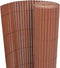 vidaXL Tuinafscheiding dubbelzijdig 150x500 cm bruin