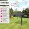 Tectake Farah - Partytent - Waterdicht - 300 x 300 cm - Grijs