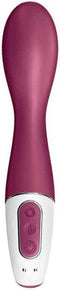 Satisfyer, Bluetooth G-spot vibrator, Big Heat, 22,5 cm, met app, met warmtefunctie, gemaakt van siliconen