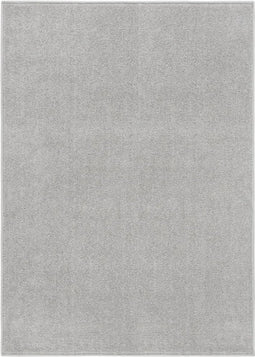 vidaXL - Vloerkleed - kortpolig - 120x170 - cm - lichtgrijs