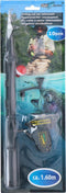 Fish Active Vishengel-Set - Werphengel, Molen, Dobber, Vishaakjes en Vislood - Telescopisch