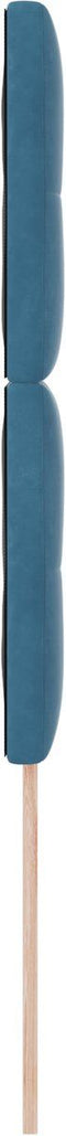 vidaXL - Hoofdbord - met - knopen - - - Donkerblauw - 90 - cm - - - Fluweel