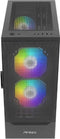 Antec NX 410 - ATX Semi-toren - Gehard glas - Zwart