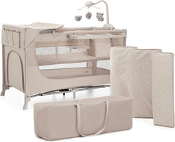 Kinderkraft JOY 2 ACC - Reisbed 3-in-1 - Voor baby's tot 15 kg - Inclusief accessoires - Beige