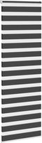 vidaXL - Zebra - rolgordijn - 75x200 - cm - stofbreedte - 70,9 - cm - zwart