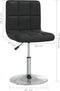 vidaXL - Eetkamerstoelen - 2 - st - kunstleer - zwart