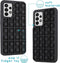 iMoshion Hoesje Geschikt voor Samsung Galaxy A52 (4G) / A52s / A52 (5G) Hoesje Siliconen - iMoshion Pop It Fidget Toy - Pop It hoesje - Zwart