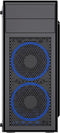 Gembird Fornax M100B - Midi Tower PC ATX - Gehard glas zijpaneel - Zwart