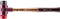 Halder SIMPLEX 3026.030 Kunststof hamer Ergonomische handgreep, Hard, Middelhard 345 g 295 mm 1 stuk(s)