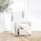 Hoes voor stoel Eysa SILVER Wit 100 x 110 x 55 cm Omkeerbaar