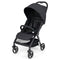 Coast Reisbuggy - Lichtgewicht Kinderwagen - Verstelbare Rugleuning Zonnekap - Zwart/Grijs