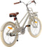 AMIGO Urban Meisjesfiets 18 Inch - Kinderfiets 27 cm - Lichtgewicht Aluminium - Met Terugtraprem en V-Brake - Zandkleurig