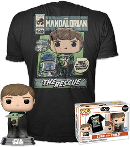 Funko Star Wars - POP! & Tee Box The Mandalorian - T-shirt en exclusief POP! figuur - Zwart