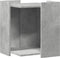 vidaXL - Kattenbakkast - 42x42x51 - cm - bewerkt - hout - betongrijs