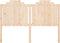 vidaXL - Hoofdbord - 156x4x110 - cm - massief - grenenhout
