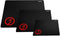Ozone Ground Level M - Muismat - Rubber - 320mm x 270mm - Zwart
