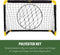 Umbro Voetbaldoel - Voetbalgoal 90 x 59 x 61 cm - Opvouwbaar - Kunststof - Zwart/Geel