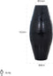 Richmond Vaas Zina zwart (Black)